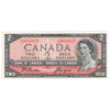 BC-38a 1954 Canada $2 Beattie-Coyne, Y/B, Uncirculated (MS60)