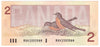 BC-55b 1986 Canada $2 Thiessen-Crow, BBK, Almost Uncirculated (AU50)