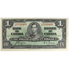 BC-21d 1937 Canada $1 Coyne-Towers, U/M, Extra Fine (EF40)