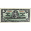 BC-21d 1937 Canada $1 Coyne-Towers, A/N, AU-UNC