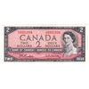 BC-38b 1954 Canada $2 Beattie-Rasminsky, V/U, Extra Fine (EF40)
