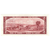 BC-38b 1954 Canada $2 Beattie-Rasminsky, V/U, Extra Fine (EF40)