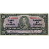 BC-24b 1937 Canada $10 Gordon-Towers, K/D, Very Good (VG8)