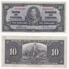 BC-24b 1937 Canada $10 Gordon-Towers, S/D, VF-EF (VF30)