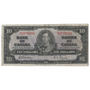 BC-24b 1937 Canada $10 Gordon-Towers, W/D, F
