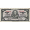 BC-24b 1937 Canada $10 Gordon-Towers, W/D, F-VF