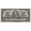 BC-24c 1937 Canada $10 Coyne-Towers, B/T, F