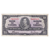 BC-24c 1937 Canada $10 Coyne-Towers, B/T, F-VF