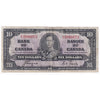 BC-24c 1937 Canada $10 Coyne-Towers, C/T, F-VF