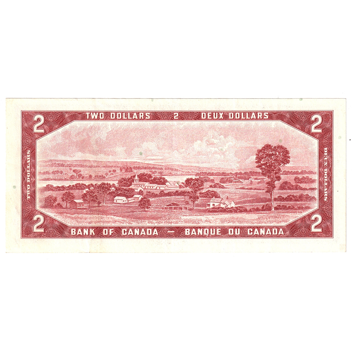 BC-38d 1954 Canada $2 Lawson-Bouey, U/G, VF-EF (VF30)