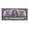 BC-24c 1937 Canada $10 Coyne-Towers, H/T, EF