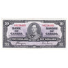 BC-24c 1937 Canada $10 Coyne-Towers, L/T, Extra Fine (EF40)