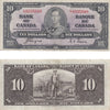 BC-24c 1937 Canada $10 Coyne-Towers, L/T, VF