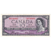 BC-32a 1954 Canada $10 Coyne-Towers, Devil's Face, D/D, EF
