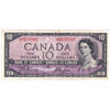 BC-32b 1954 Canada $10 Beattie-Coyne, Devil's Face, J/D, VF