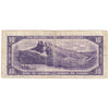 BC-32b 1954 Canada $10 Beattie-Coyne, Devil's Face, E/D, VG-F (VG10)