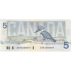 BC-56a-i 1986 Canada $5 Crow-Bouey, EOR, EF-AU (EF45)
