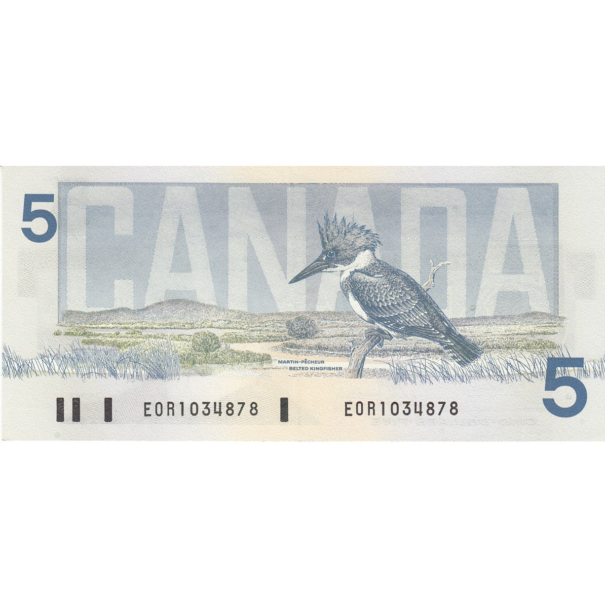 BC-56a-i 1986 Canada $5 Crow-Bouey, EOR, EF-AU (EF45)