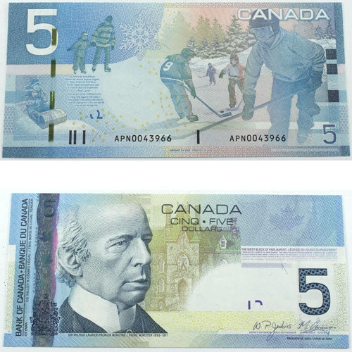 BC-67bA 2008 Canada $5 Jenkins-Carney, APN (0.04-0.36), Choice Uncirculated (CUNC63)