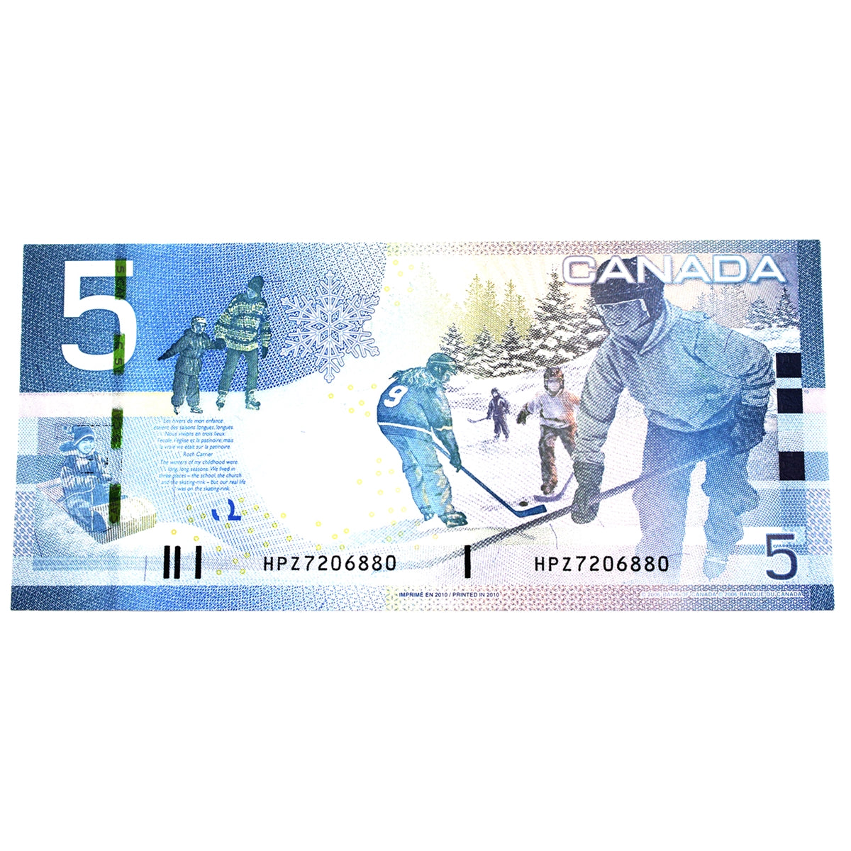 BC-67b-i 2010 Canada $5 Jenkins-Carney, HPZ, Uncirculated (MS60)