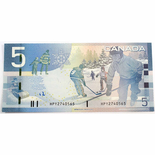 BC-67b-i 2010 Canada $5 Jenkins-Carney, HPY, Choice Uncirculated (CUNC63)