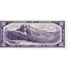 BC-40b 1954 Canada $10 Beattie-Rasminsky, G/T, Almost Uncirculated (AU50)