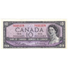 BC-40b 1954 Canada $10 Beattie-Rasminsky, P/V, Almost Uncirculated (AU50)