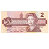 BC-55b 1986 Canada $2 Thiessen-Crow, BBP, Small Bs, VF-EF (VF30)