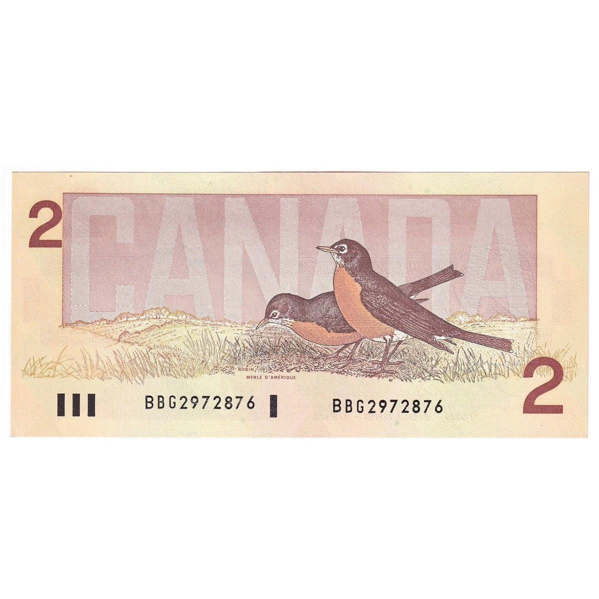 BC-55b 1986 Canada $2 Thiessen-Crow, BBG, Uncirculated (MS60)