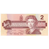 BC-55b 1986 Canada $2 Thiessen-Crow, BBG, AU-UNC (AU55)