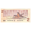 BC-55b 1986 Canada $2 Thiessen-Crow, BGL, Almost Uncirculated (AU50)