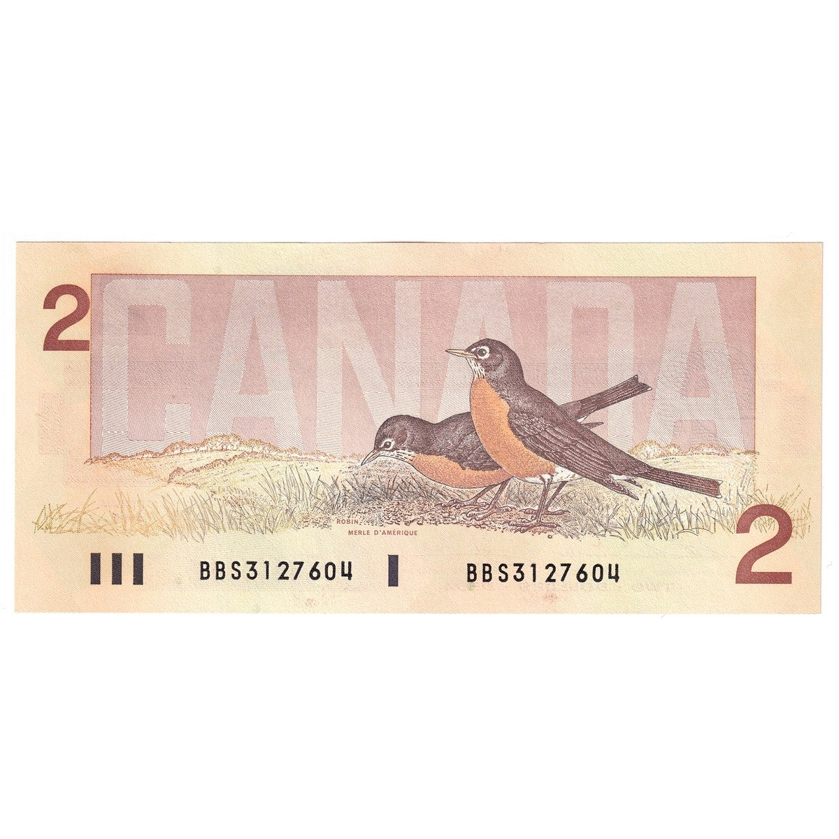 BC-55b 1986 Canada $2 Thiessen-Crow, BBS, AU-UNC (AU55)