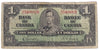 BC-21c 1937 Canada $1 Gordon-Towers, A/L, CIRC