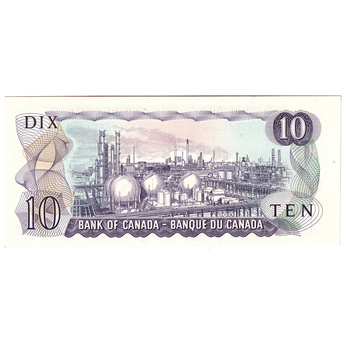 BC-49b 1971 Canada $10 Bouey-Rasminsky, DN, AU-UNC (AU55)