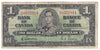 BC-21c 1937 Canada $1 Gordon-Towers, K/A, CIRC