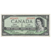 BC-29b 1954 Canada $1 Beattie-Coyne, Devil's Face, T/A, VF-EF