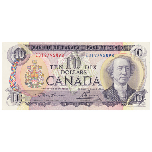 BC-49c-i 1971 Canada $10 Lawson-Bouey, EDT, UNC