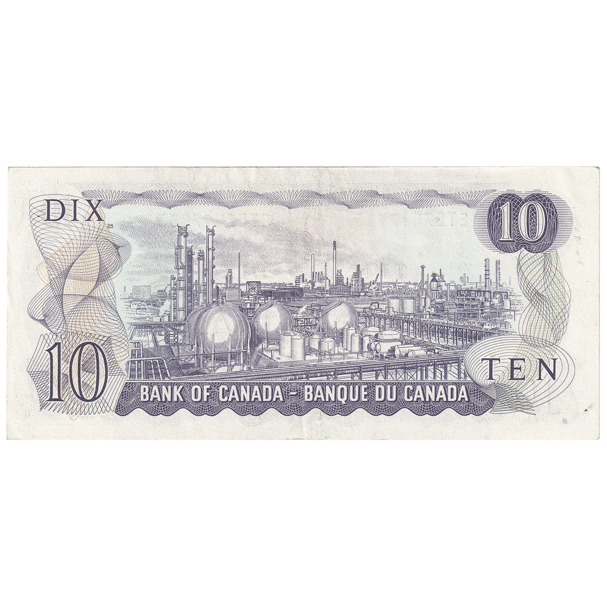BC-49d 1971 Canada $10 Crow-Bouey, ETE, CIRC