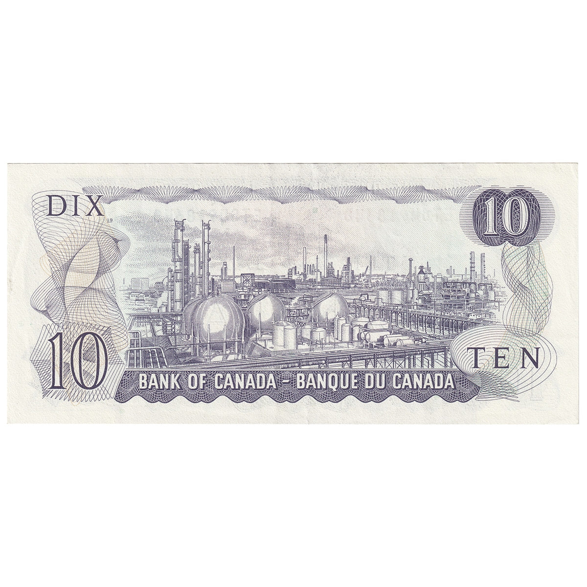 BC-49d 1971 Canada $10 Crow-Bouey, ETG, CIRC