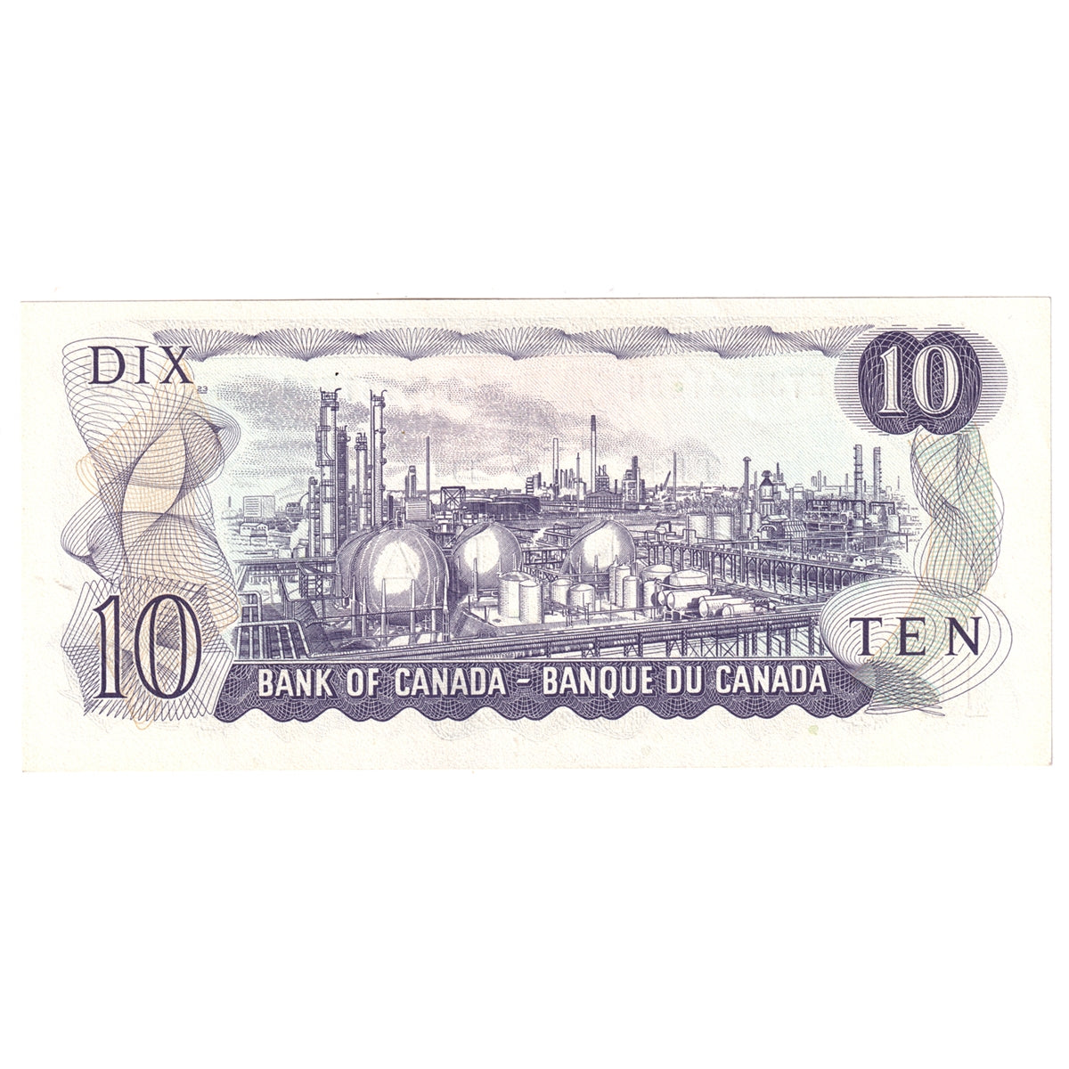 BC-49d 1971 Canada $10 Crow-Bouey, ETJ, AU-UNC (AU55)