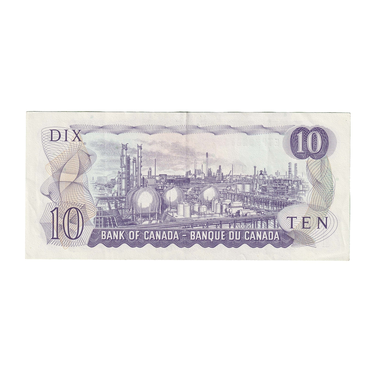 BC-49d 1971 Canada $10 Crow-Bouey, ETP, Circ