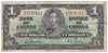 BC-21c 1937 Canada $1 Gordon-Towers, M/M, CIRC