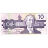 BC-57a 1989 Canada $10 Thiessen-Crow, AEL, Uncirculated (MS60)