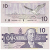 BC-57a 1989 Canada $10 Thiessen-Crow, ADB, Almost Uncirculated (AU50)