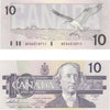 BC-57a 1989 Canada $10 Thiessen-Crow, AES, Choice Uncirculated (CUNC63)