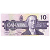 BC-57a 1989 Canada $10 Thiessen-Crow, ATZ, CUNC
