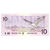 BC-57a 1989 Canada $10 Thiessen-Crow, BDD, AU-UNC