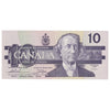 BC-57aA 1989 Canada $10 Thiessen-Crow, ADX, EF-AU (EF45)