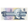 BC-56a 1986 Canada $5 Crow-Bouey, ENY, EF-AU (EF45)
