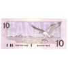 BC-57b 1989 Canada $10 Bonin-Thiessen, BDH, Almost Uncirculated (AU50)